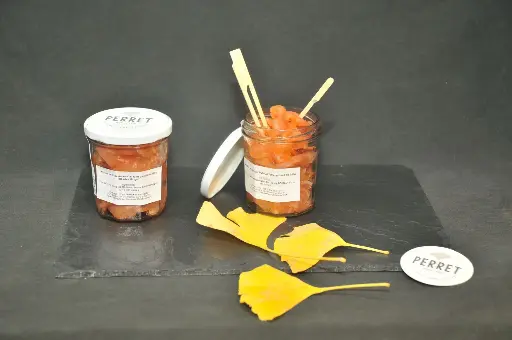 Pétales de saumon BÖMLO fumé au bois de hêtre