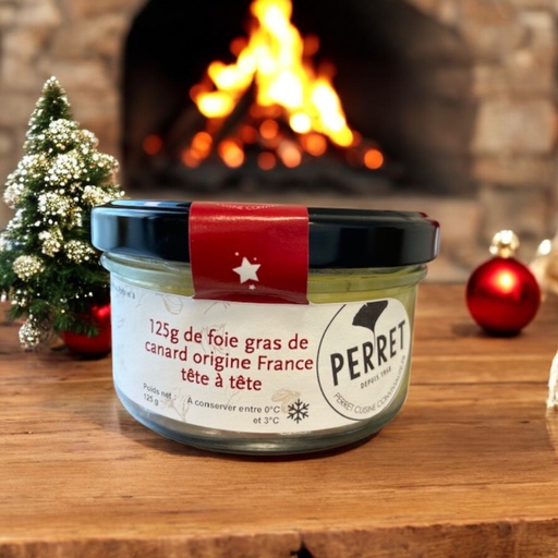 125g de foie gras de canard origine France tête à tête