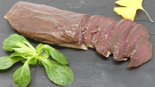 Magret de canard IGP sud-ouest fumé au bois de hêtre - à trancher pour l'apéritif ou en salade